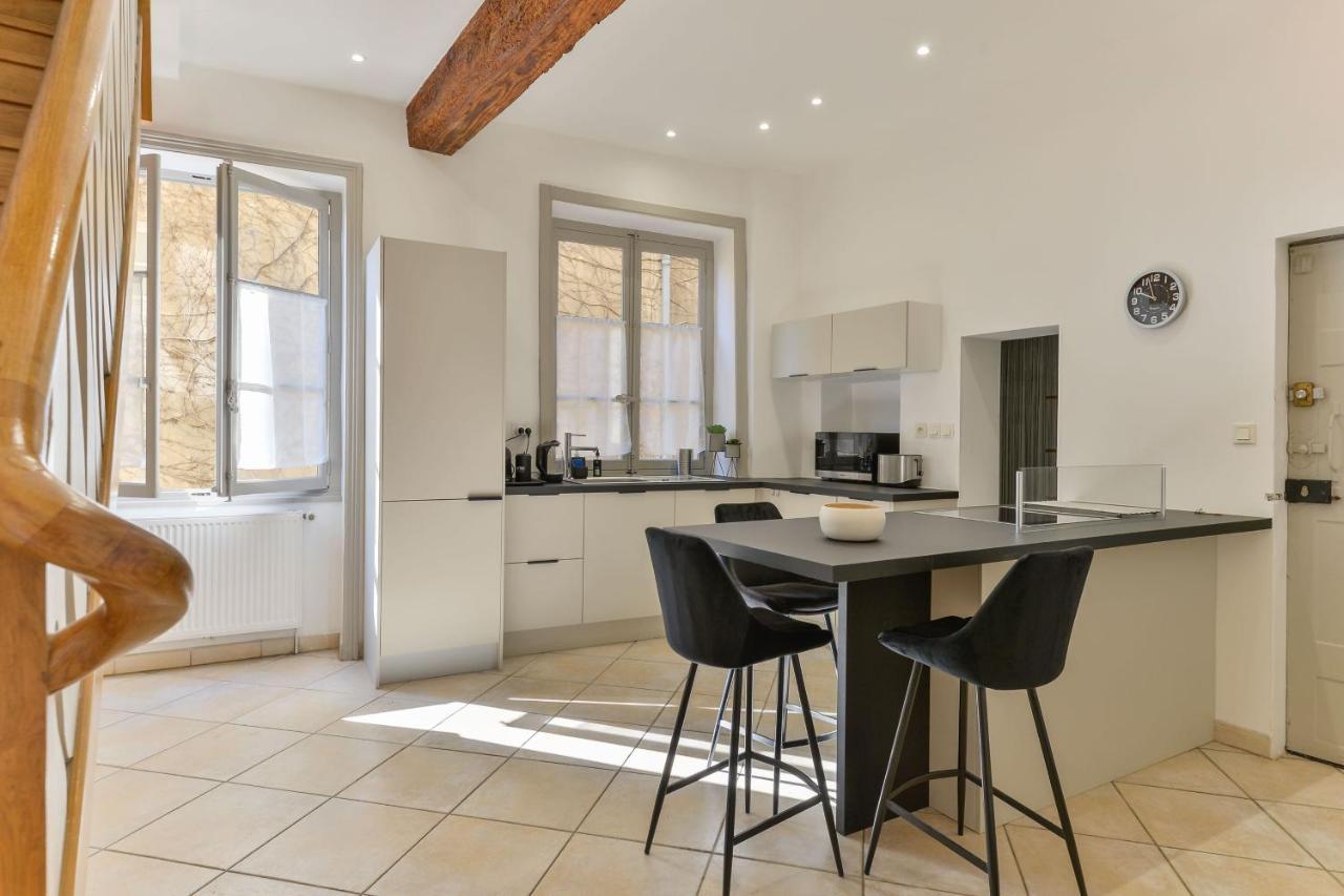 شقة Beau Duplex Avec Jardin Et Vue ليون المظهر الخارجي الصورة